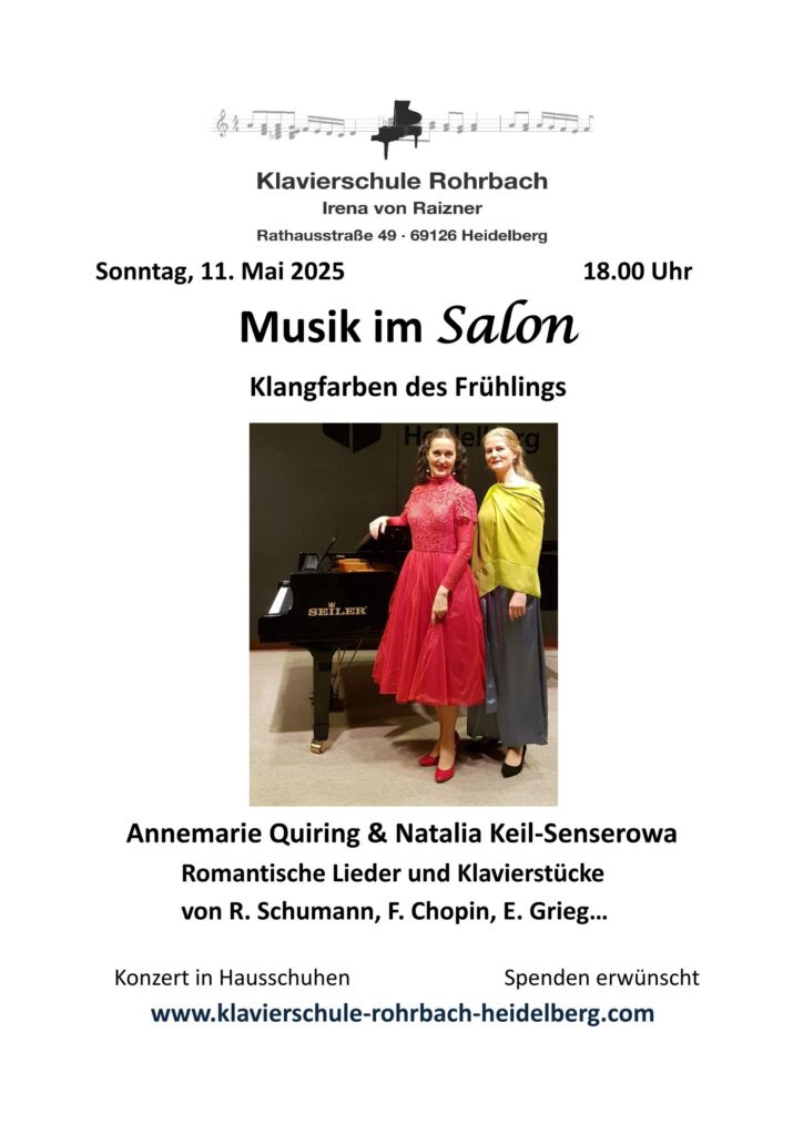 Klangfarben des Frühlings - Konzert Anna und Natalia